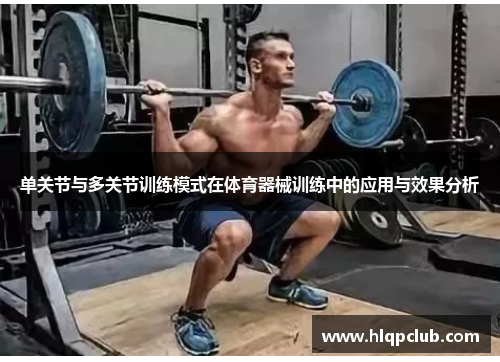 单关节与多关节训练模式在体育器械训练中的应用与效果分析